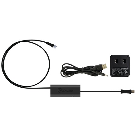 ANTOP ANTENNA Smartpass Amp with 4G LTE Filter and Power Supply Kit (Black) AT-601B